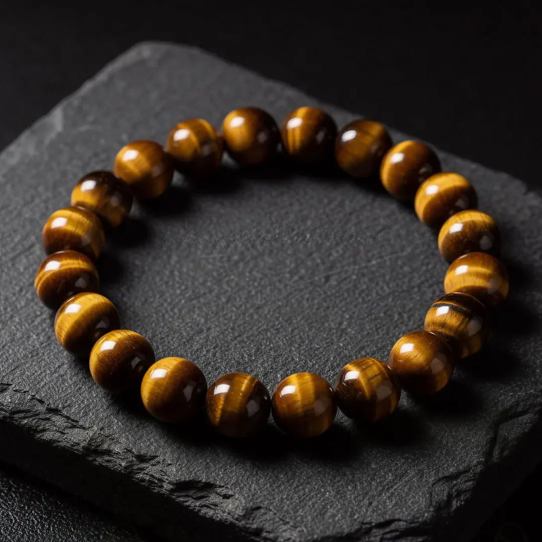 MantraMani® Tiger Eye Bracelet – Confidence, Focus & Wealth Attraction