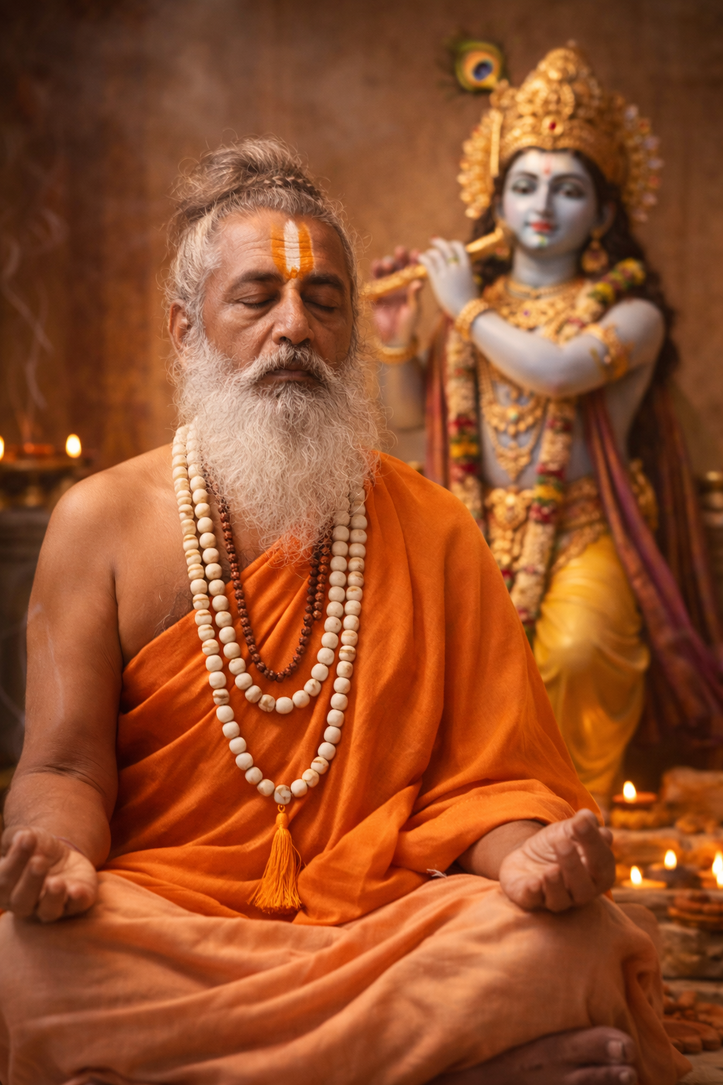 MantraMani™ Tulsi Kanthi Mala — Sacred Tulsi Mala for Daily Purity, Protection & Devotion