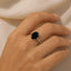 MantraMani® Black Tourmaline Ring: Protect from Psychic attacks & Negative Engery