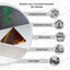 MantraMani® Tiger Eye Pyramid – Money Attraction, Protection & Confidence Crystal