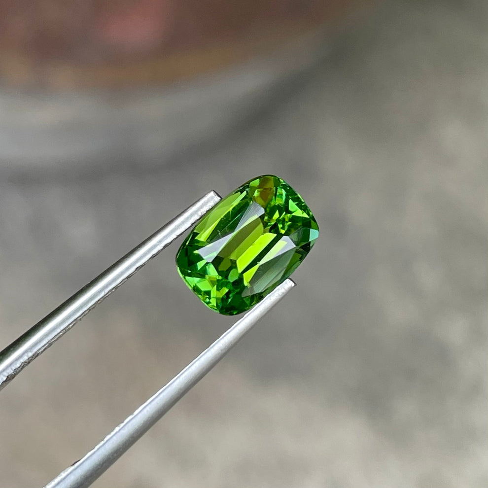 MantraMani Tourmaline Loose Gemstone – Authentic, Lab Certified | India - Angle 3