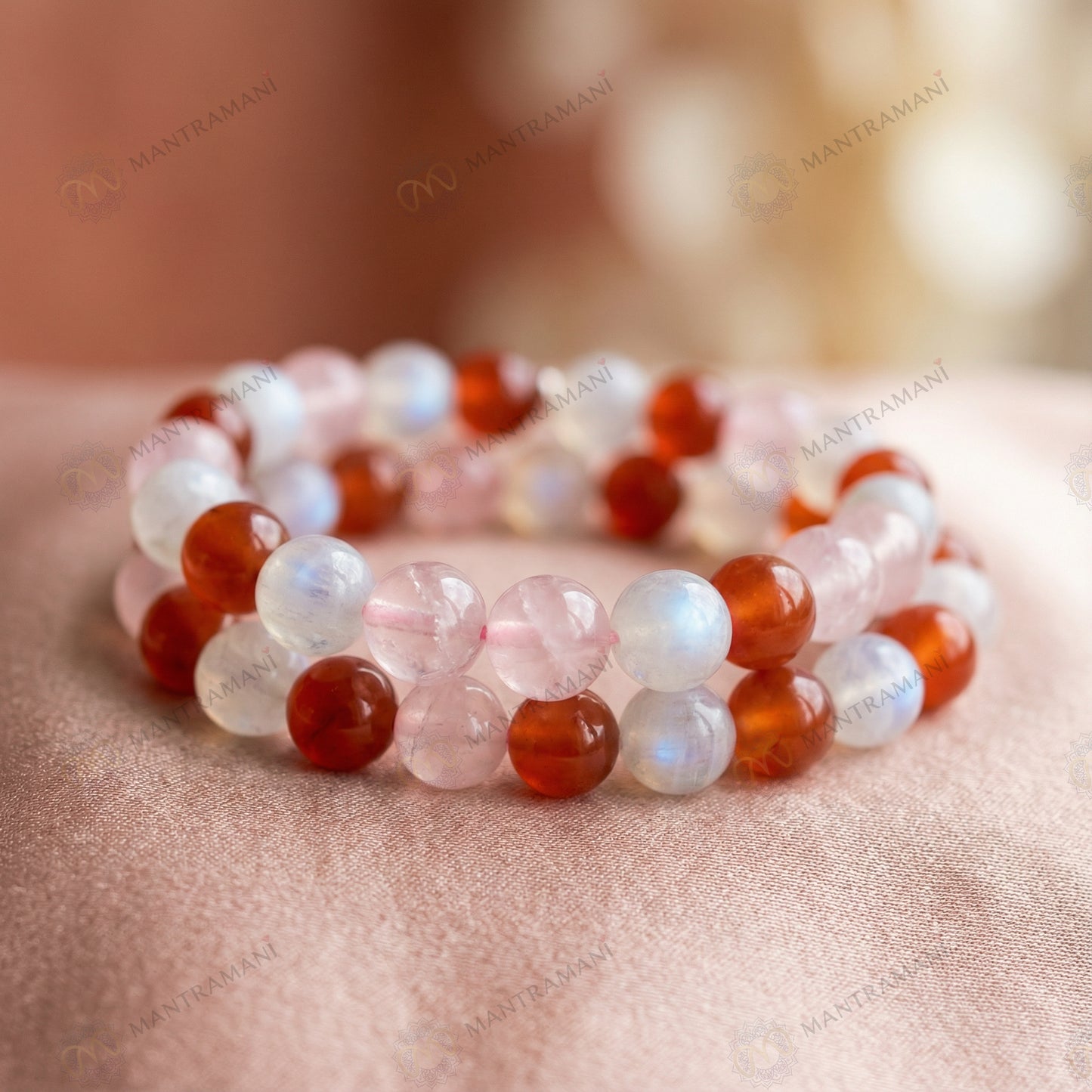 MantraMani® Velora Femme™— Feminine Energy Bracelet for Hormonal Health, Confidence & Emotional Ease