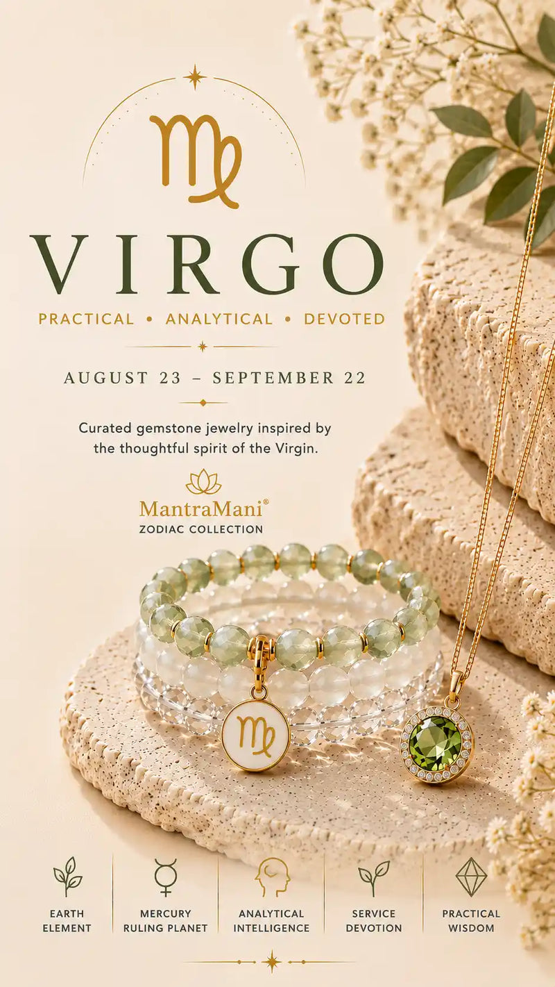 Virgo Birthstone Bracelets & Zodiac Jewelry