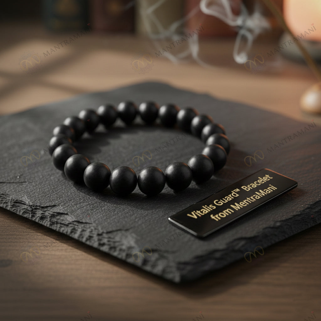 MantraMani® Vitalis Guard™ — Protective Health Bracelet for Chronic Issues & Energy Drain