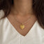 MantraMani® Citrine Heart Pendant