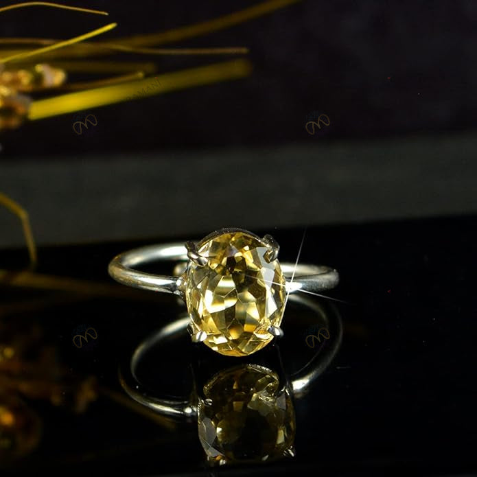 MantraMani® Yellow Sapphire Ring (Pukhraj): Strengthens Marriage and Relationships