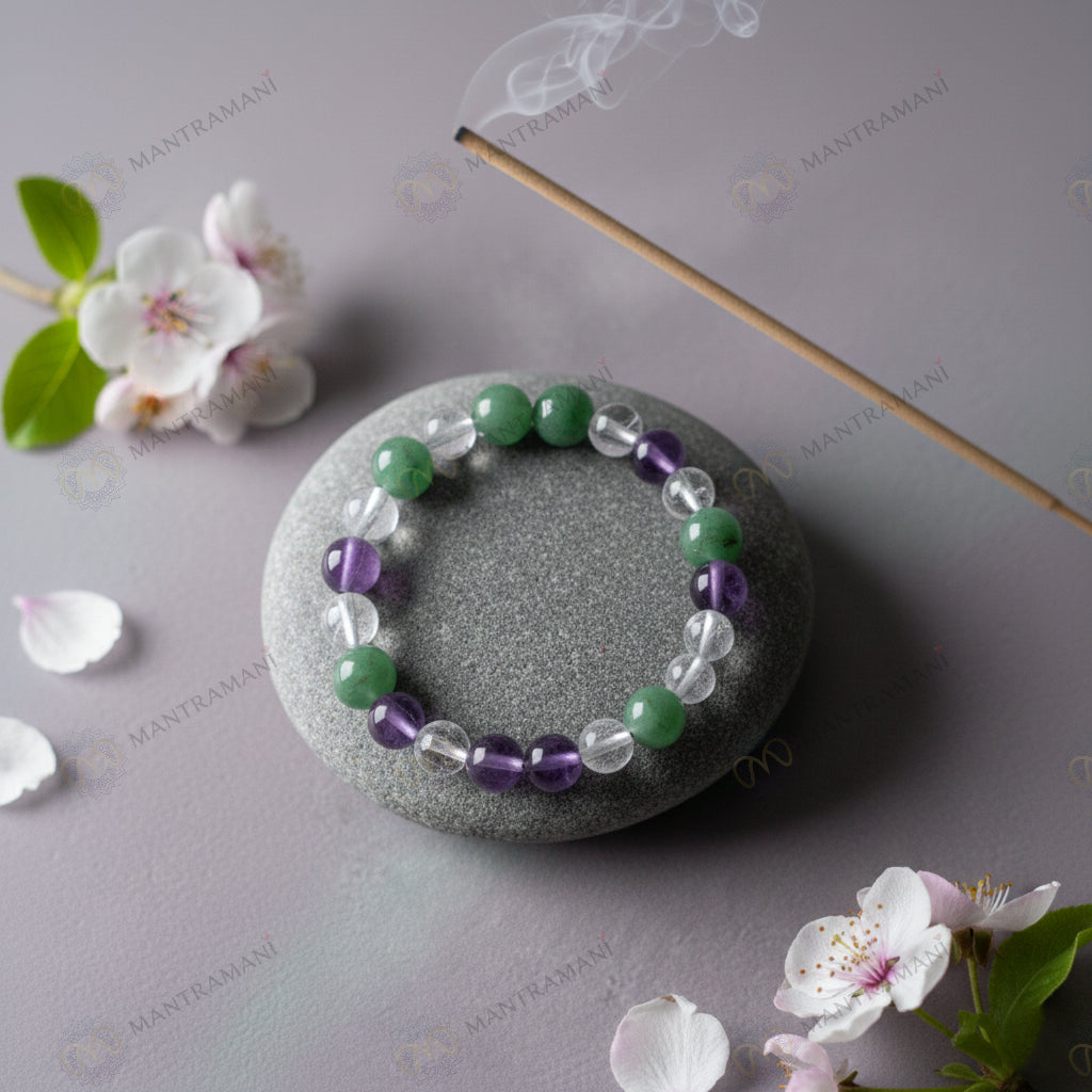 MantraMani® ZenGuard™ — Stress Control Bracelet for Anger Balance & Emotional Regulation