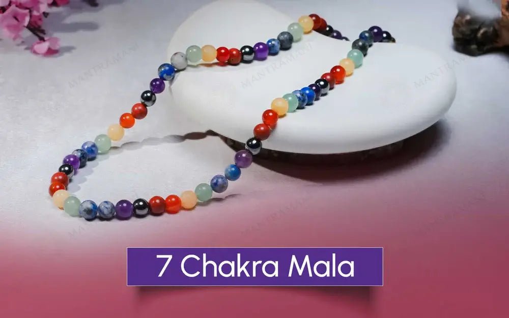 7 Chakra Gemstone Mala