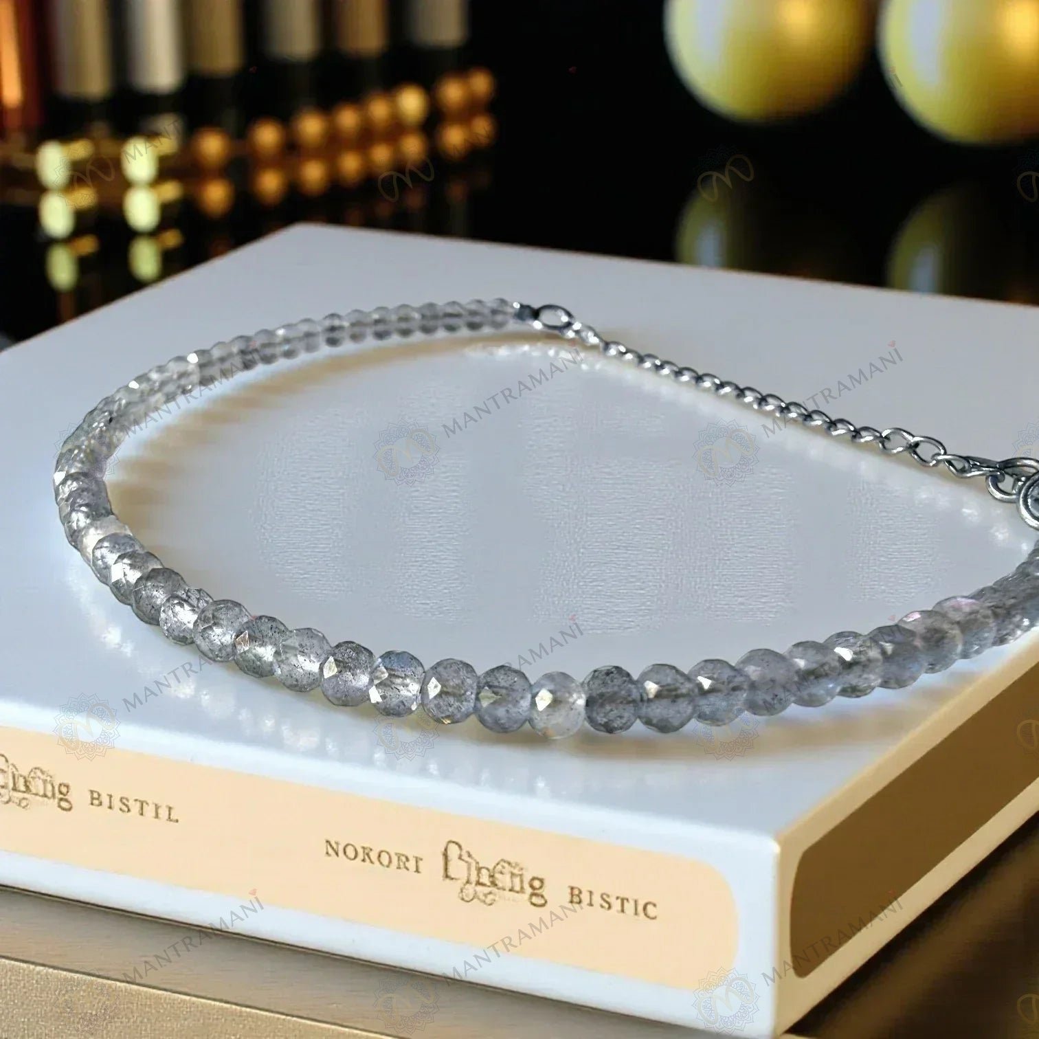 Labradorite anklet for aura protection and intuition | MantraMani